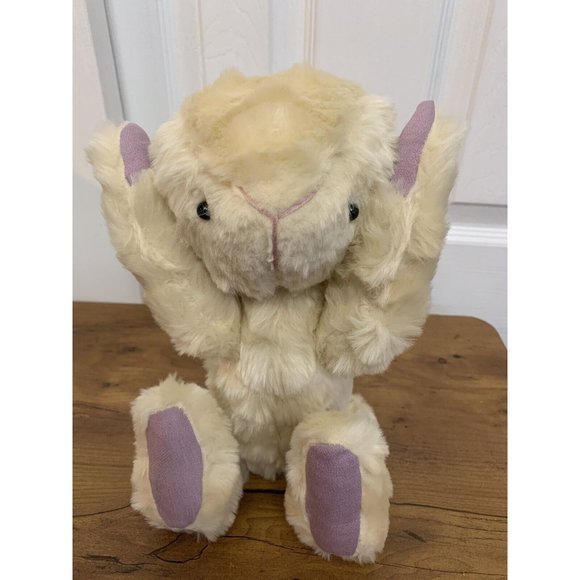Baby Alien Stuffed Animal Plush 13” Jointed Purple Paw Pads Lamb llama Firm Body - Picture 6 of 9
